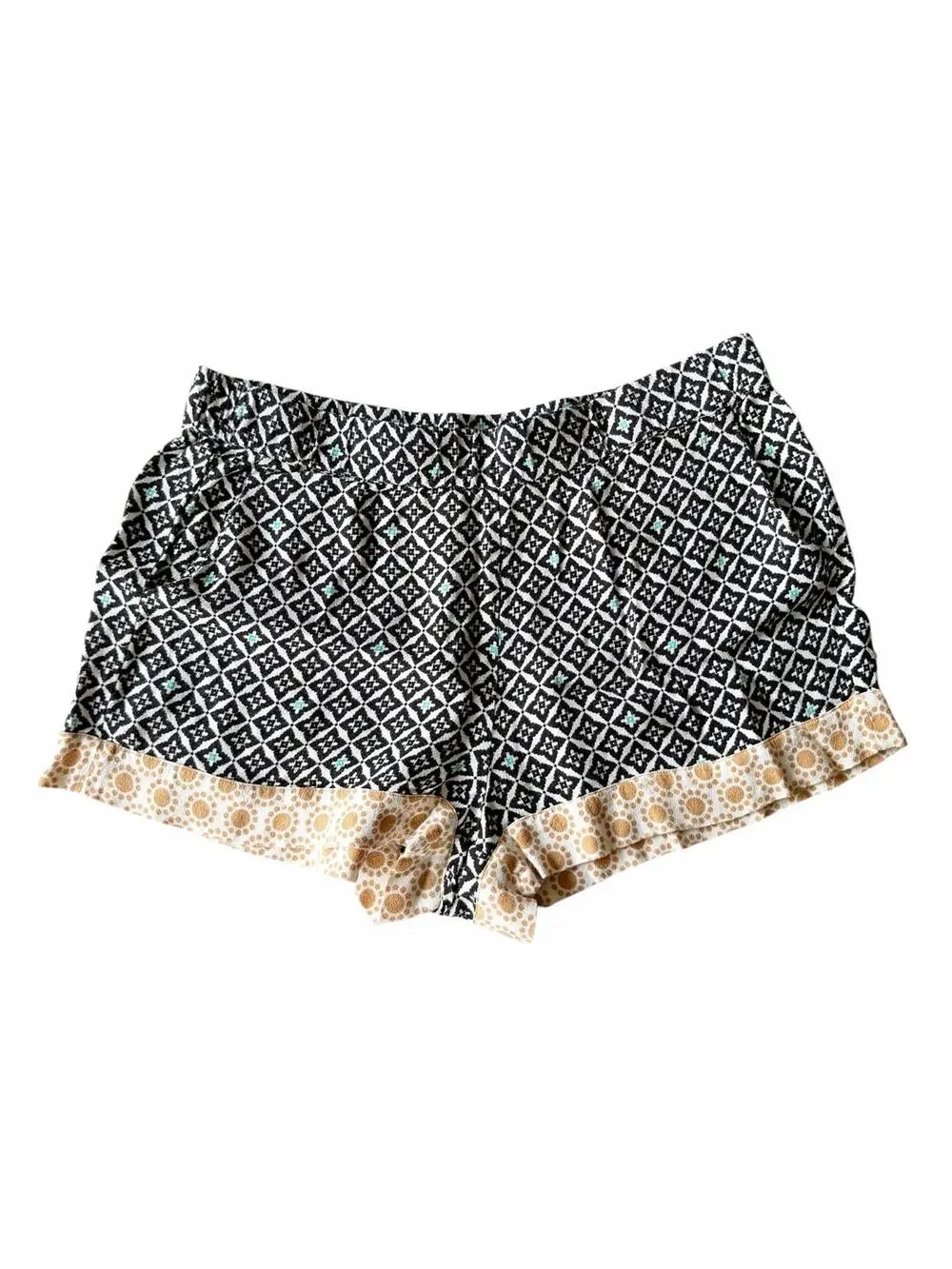 Ella Moss Sun Tile Short in Poppy Black Yellow Short Medium